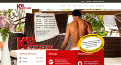 Desktop Screenshot of k13-sauna.de